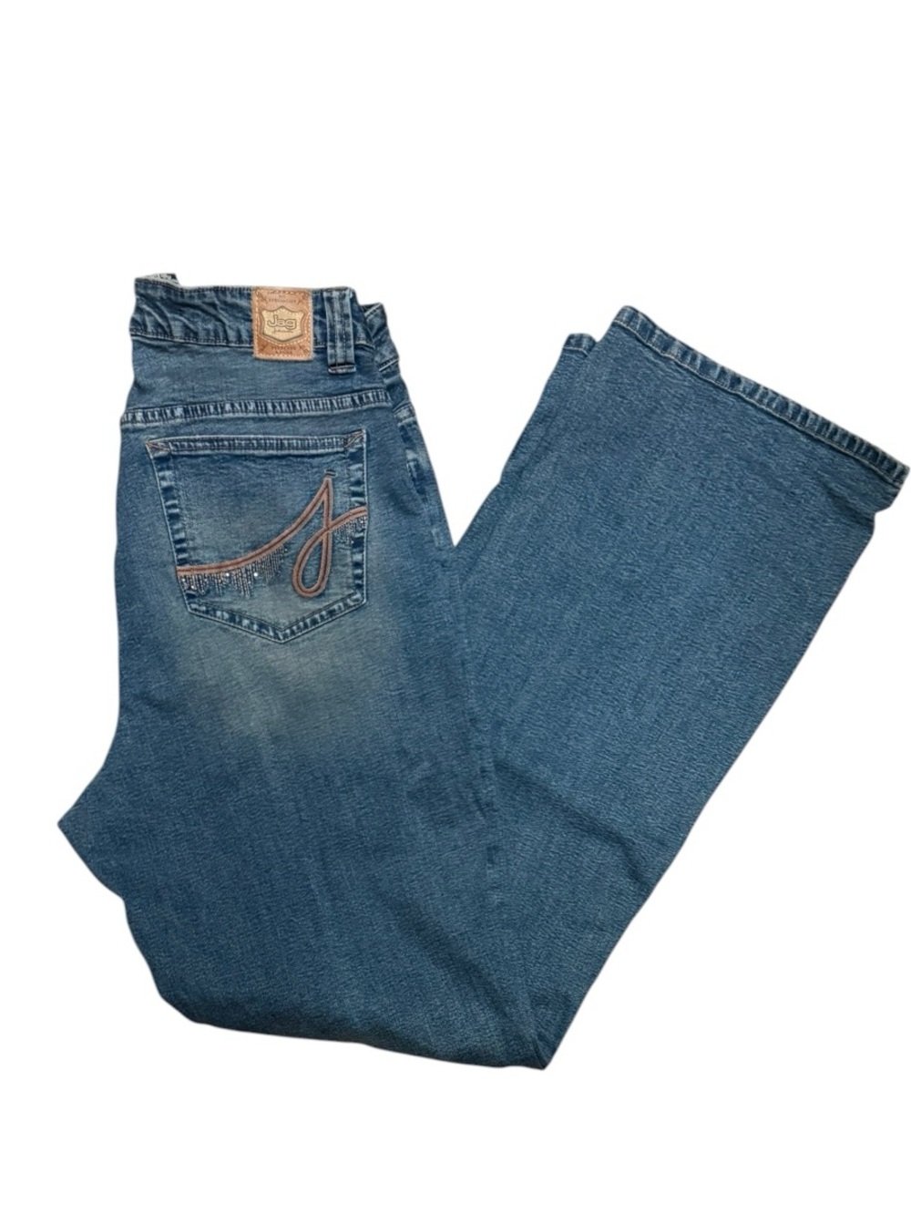 Vintage Jag Jeans Zona Style Bootcut Denim Medium Wash 14W